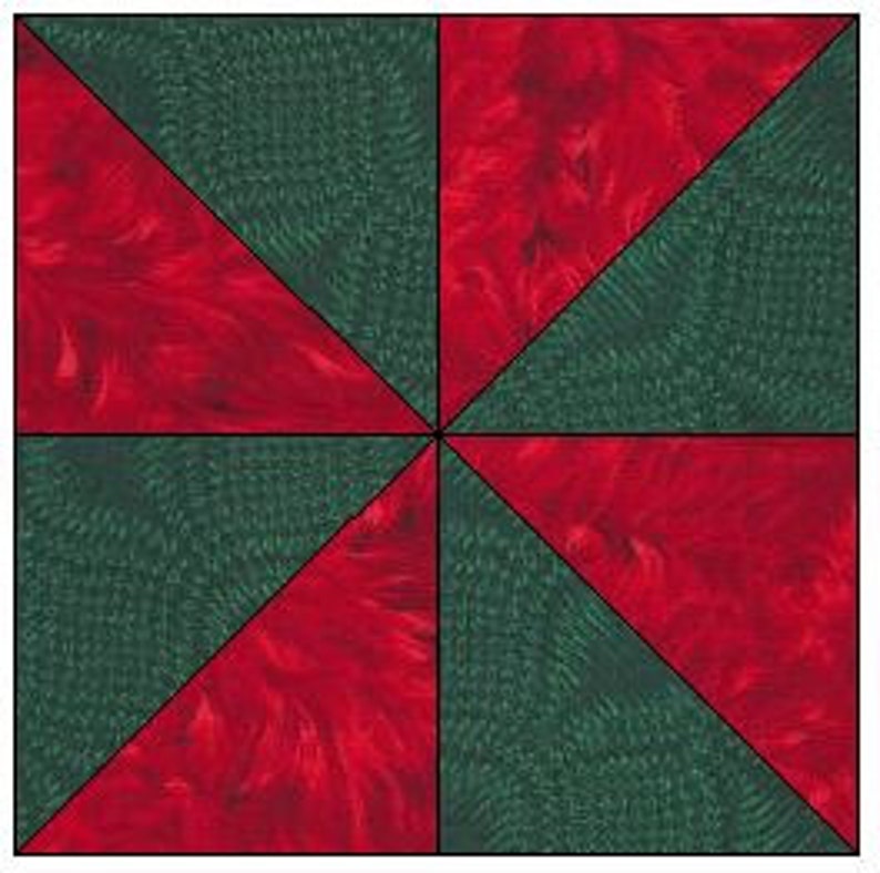 Pinwheel Quilt Block Pattern image 3