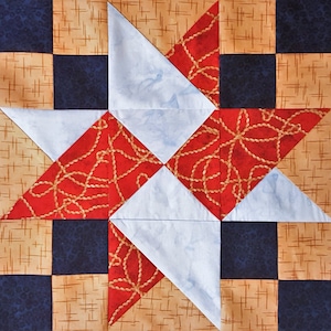 Isabelle Star Quilt Block Pattern
