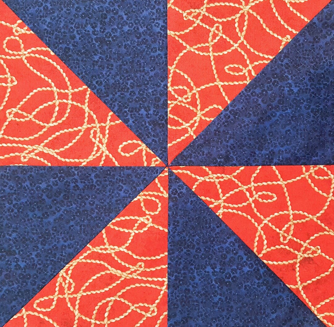 Pinwheel Quilt Block Pattern - Etsy