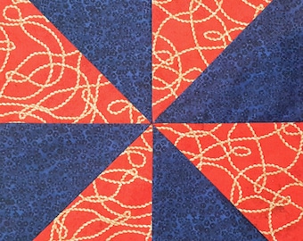 Pinwheel Quilt Block Pattern