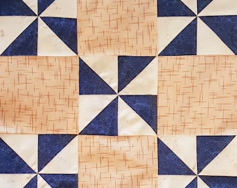 Pinwheel 9 Patch Quiltblokpatroon