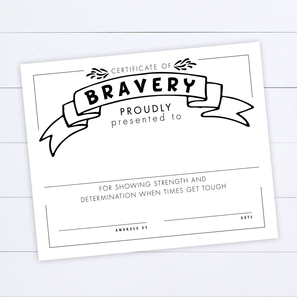 Bravery Certificate Instant Download Editable PDF Brave Kid Sick bravery-certificate-instant-download-editable-pdf-brave-kid-sick