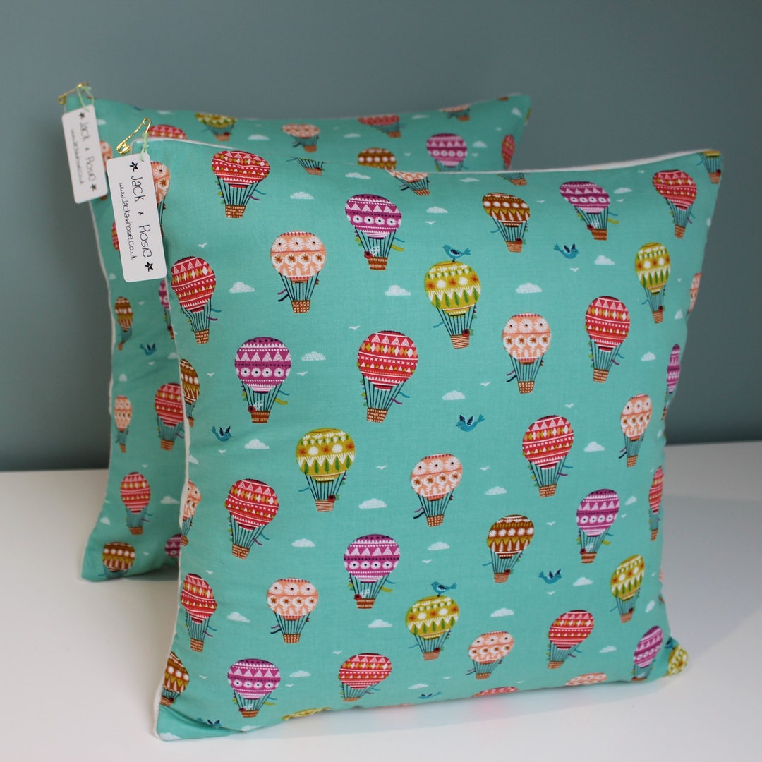 Handmade Balloon Fabric Cushion Cover Variety of Sizes Etsy
