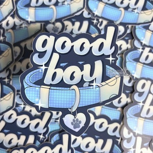 Good Boy/Good Girl Pet Play 3.5 Vinyl Sticker Furry Sticker Good Boy