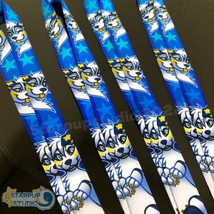 Furry Fandom Character Lanyard | Jelly the Canine