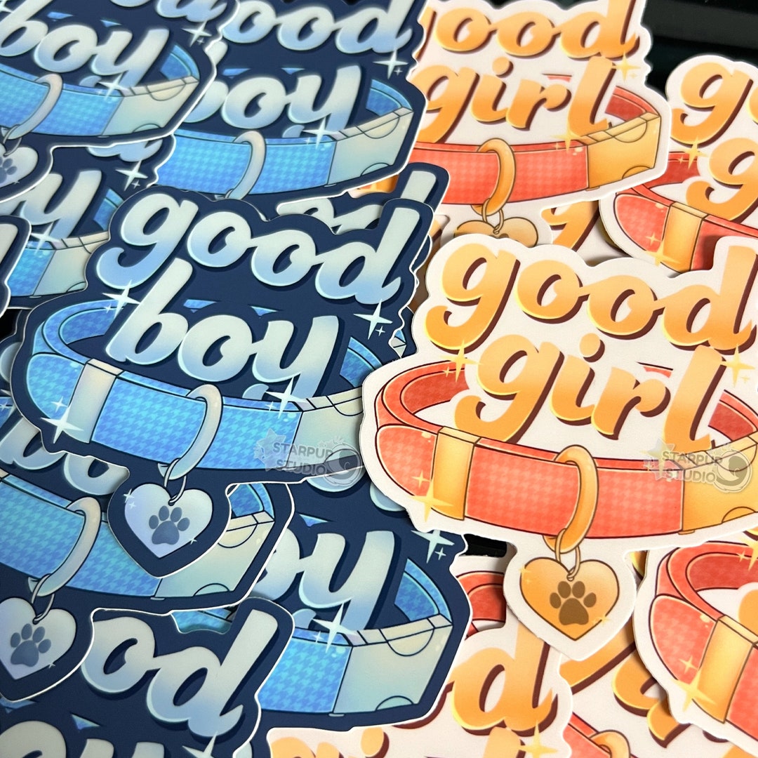 Good Boy/good Girl Pet Play 3.5 Vinyl Sticker Furry Sticker Etsy