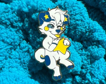 Jelly the Canine | Hard Enamel Furry Fandom Pin (2023 Version)