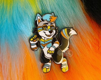 Calypso the Folf | Hard Enamel Furry Fandom Pin