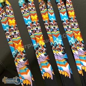 Furry Fandom Character Lanyard | Calypso the Folf