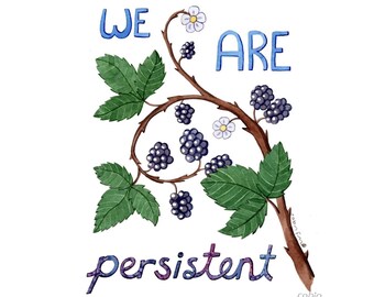 Impression d'art : We Are Persistent (Blackberry)