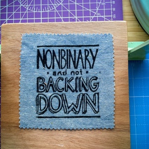Patch: Nonbinary and Not Backing Down