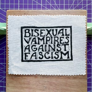 Patch: Bisexual Vampires Against Fascism