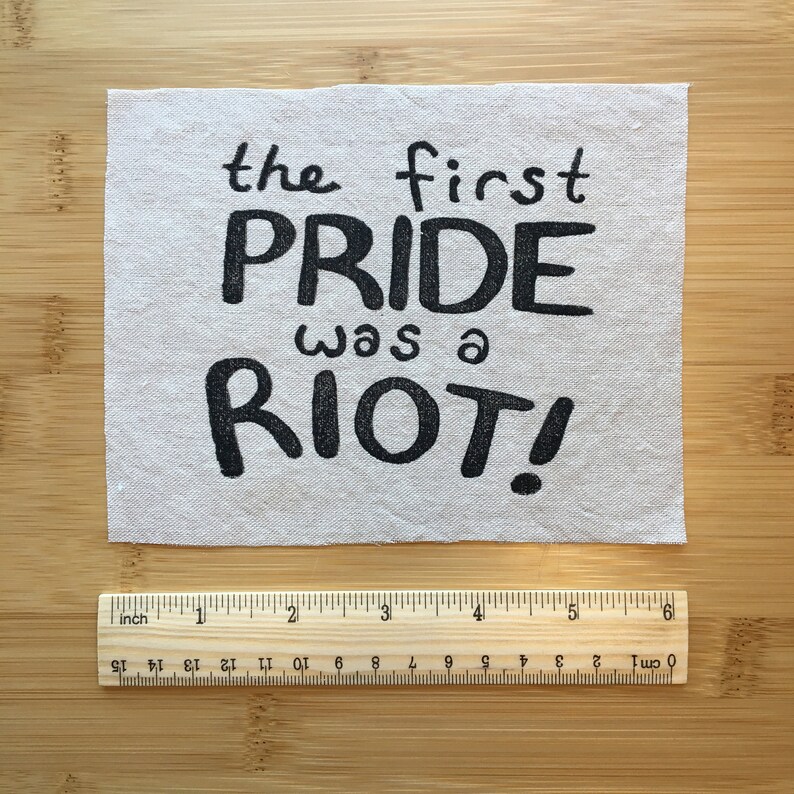 queer patch transgender patch trans patch pride patch The First Pride Was A Riot patch lgbt patch