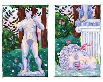 Impression d'art : Chute de David