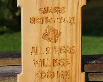 Gamers only signs | Etsy