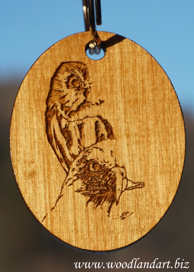 Custom Wooden Keychains Laser Cut and Laser Engraved image 10