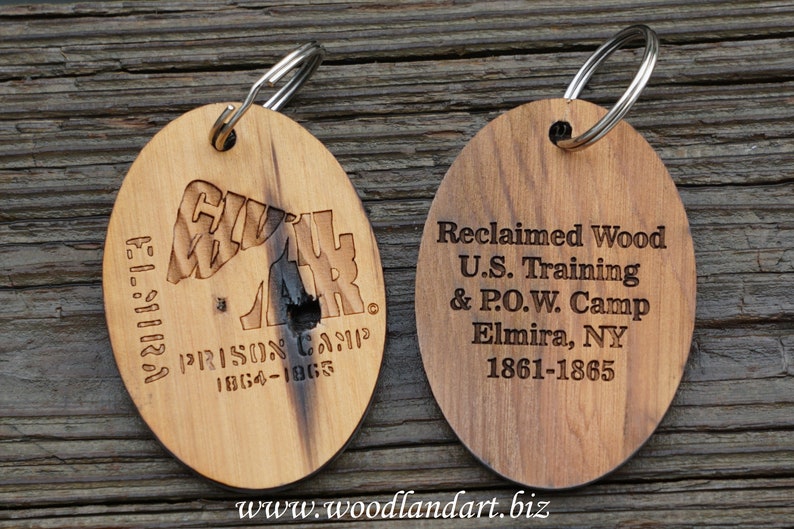 Custom Wooden Keychains Laser Cut and Laser Engraved image 6