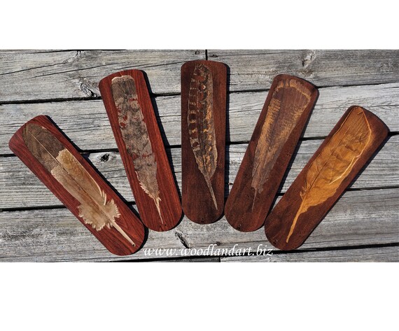 Decorative Feather Laser Engraved Ceiling Fan Blades Etsy