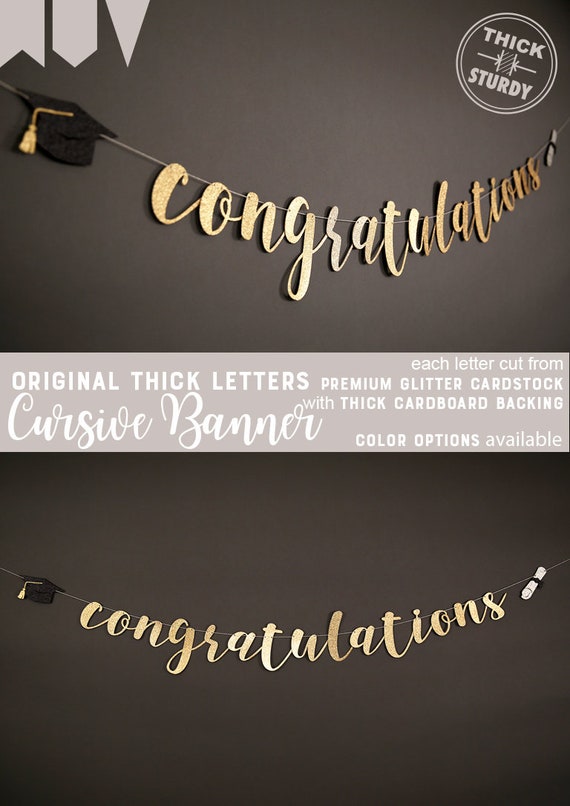congratulations banner graduation banner graduation party etsy