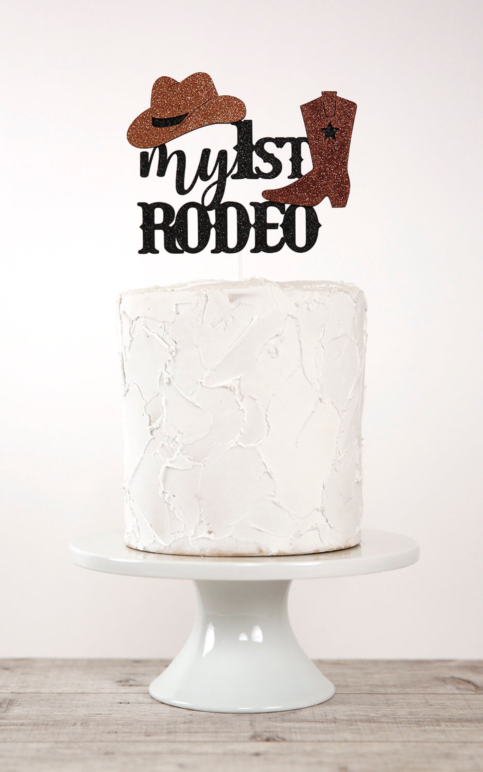 My 1st RODEO cake topper western theme birthday cake topper Etsy