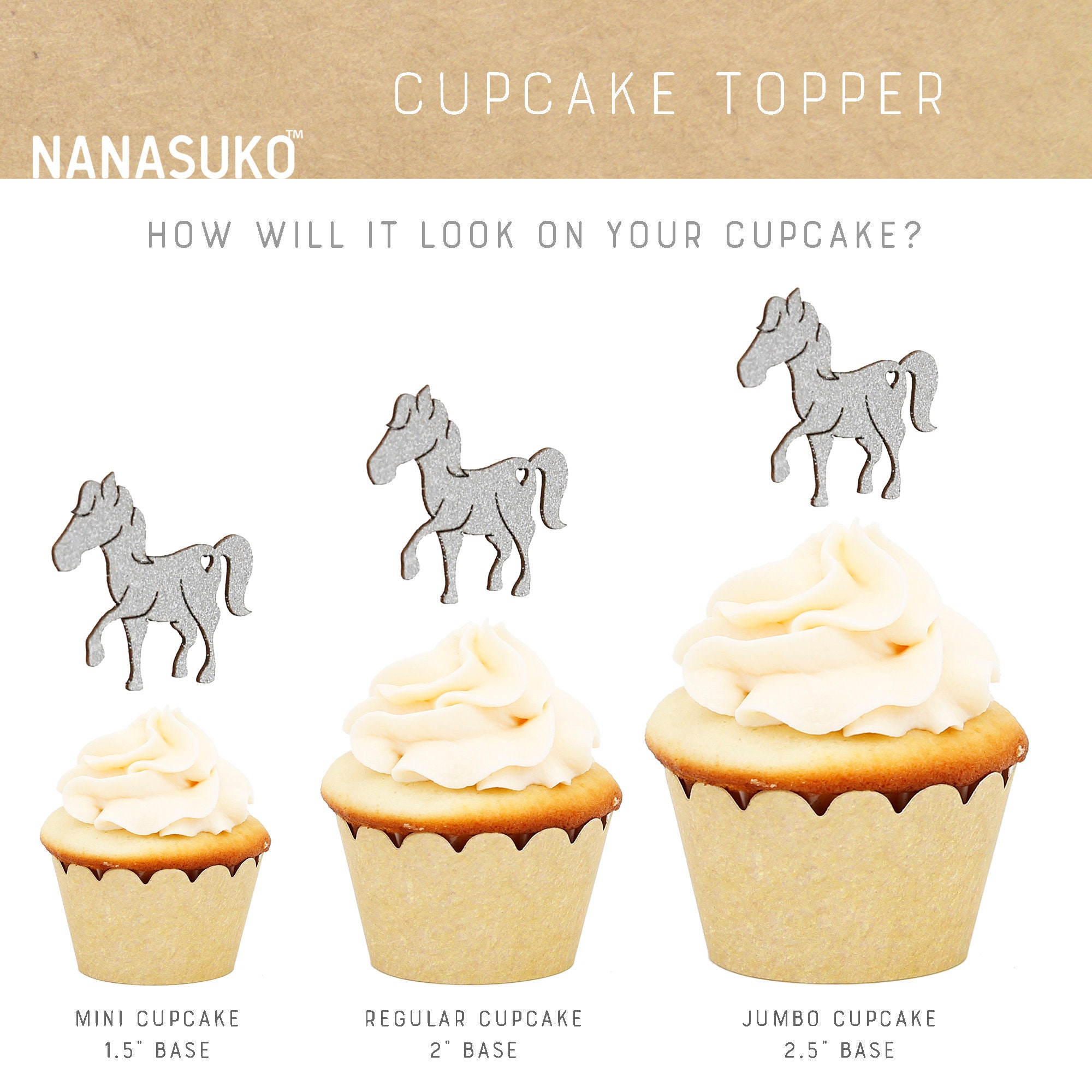 Prince cupcake toppers with personalized initial our little | Etsy