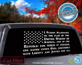 Download We The People Distressed Flag Cut File Vector svg dxf png