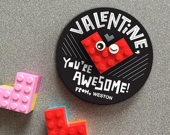 Awesome Brick Valentine PDF Printable