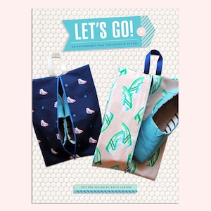 Let's Go An Expandable Bag for Shoes & Travel PDF Pattern image 1