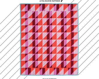 Overlap Via - Modern PDF Quilt Pattern