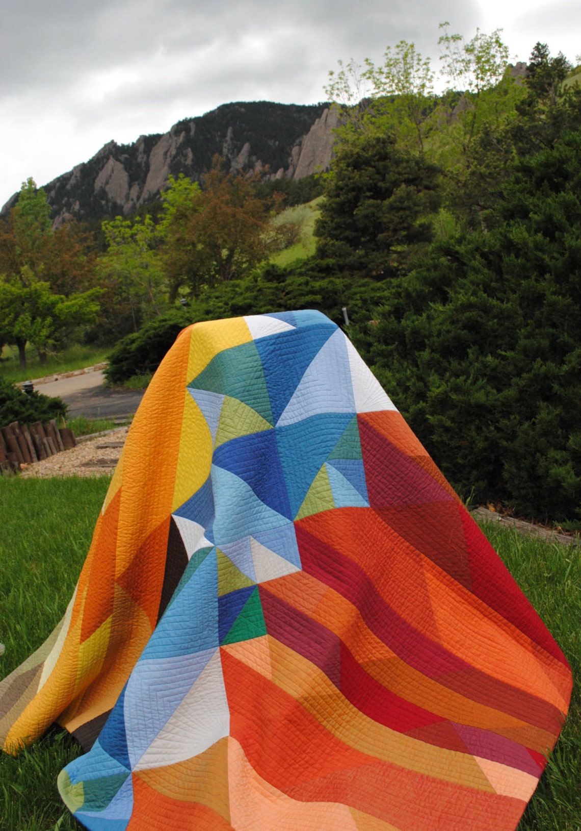 to Colorful Colorado PDF Quilt Pattern Etsy