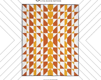 Shine Via - Modern PDF Quilt Pattern