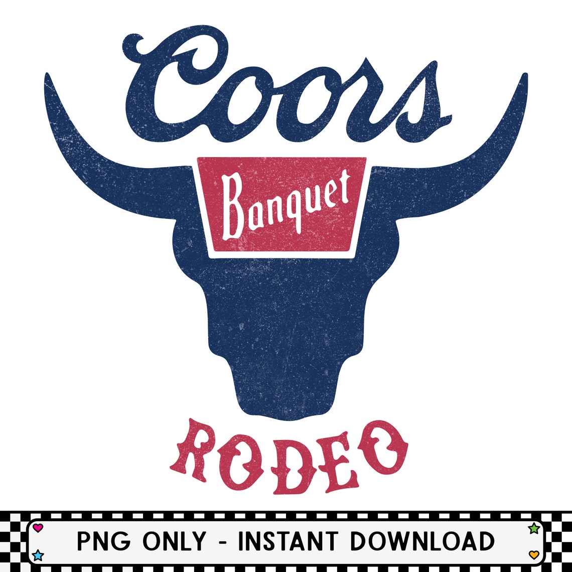 Coors Banquet Rodeo Cowboy PNG SVG Digital Download - Etsy