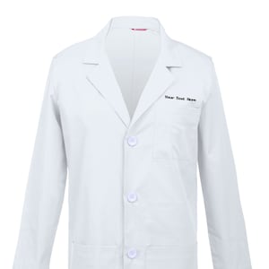 Personalized Customizable Embroidered Men&#39;s Lab Coat Laboratory Doctor Workwear