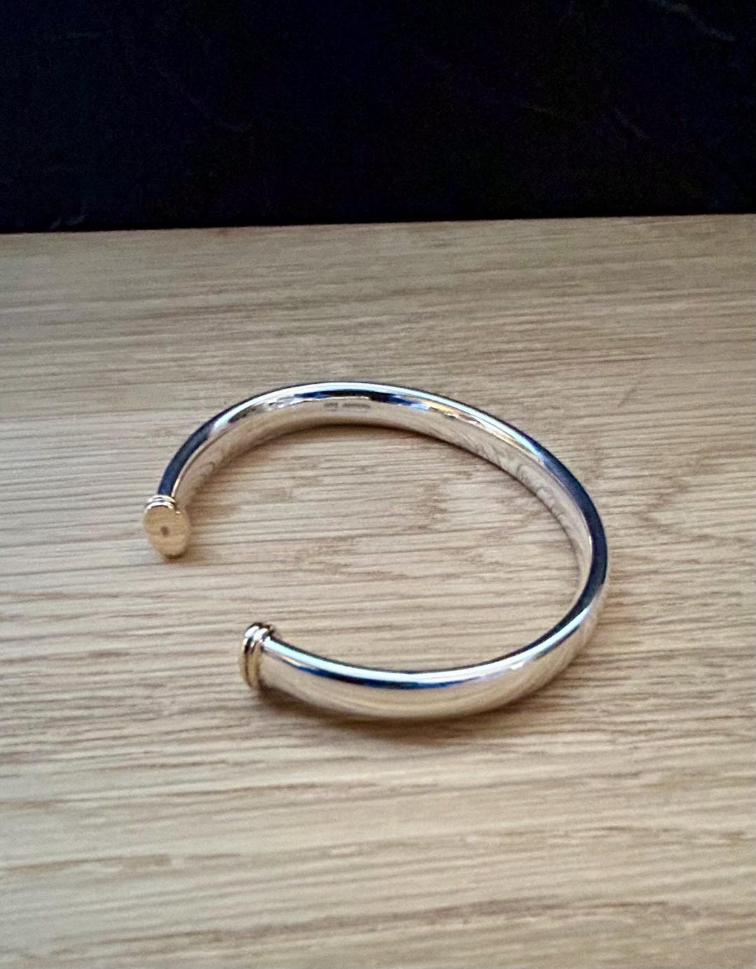 Aurora - 925 Sterling Silver Chunky Heavy Torc Bangle With