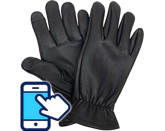 Legendary Mens Deerskin Classic Touchscreen Gloves