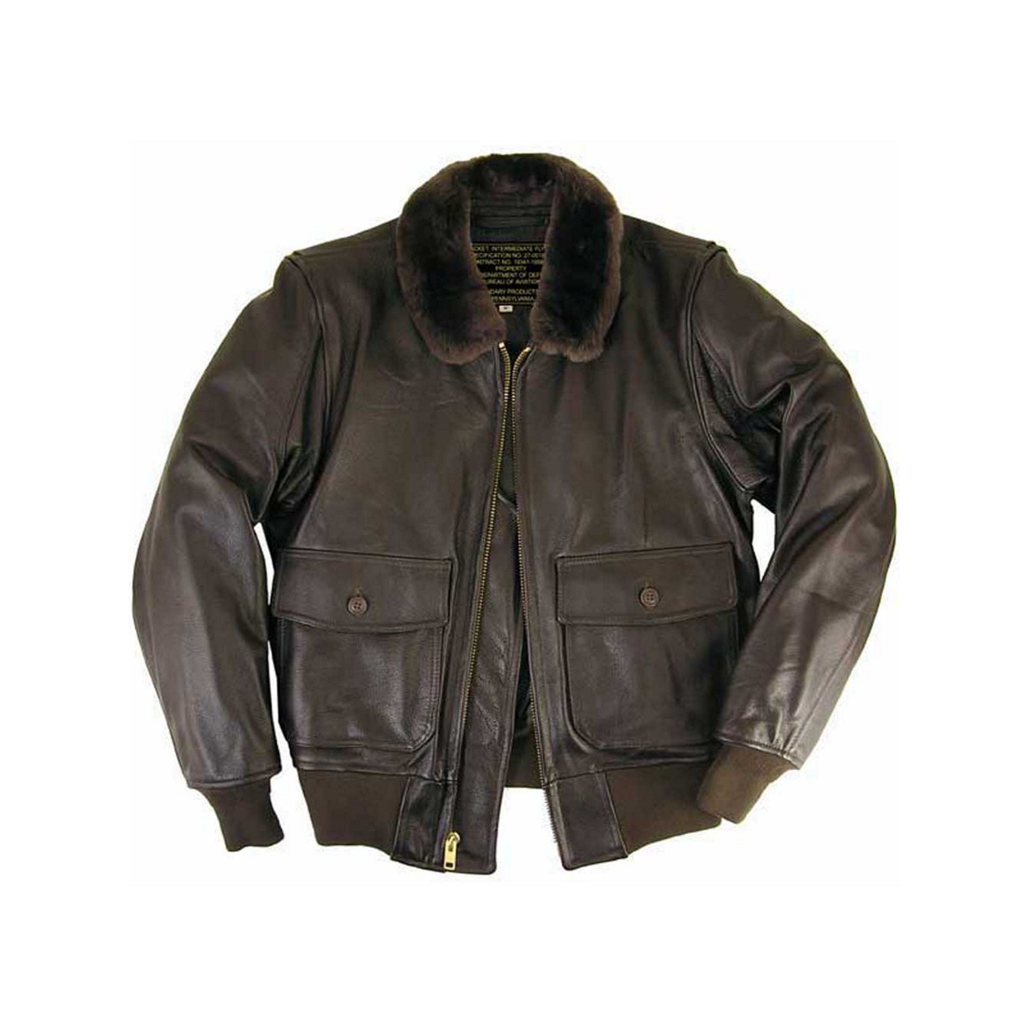 【60s】Vintage leather G1 Jacket SwiftZip usn_ww2_g1_leather_flying_jack