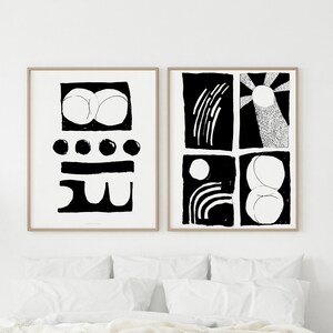Gallery Wall set, Set of 2 Wall art prints