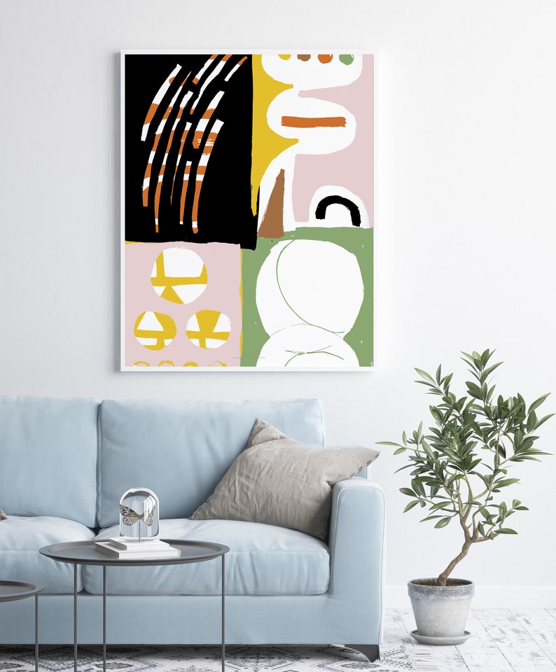 Large Wall Art Abstract Home Decor Printable Wall Art Etsy