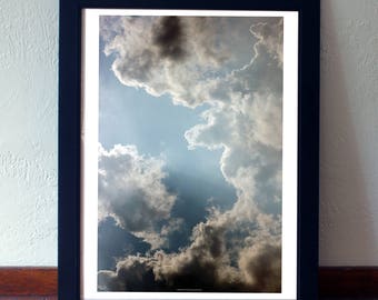 Cloud Print - Sky Wall Art - Boho Decor - Photography Print - Sky Decor - Printable Wall Art - Sky Print - Dorm Decor - Home Decor