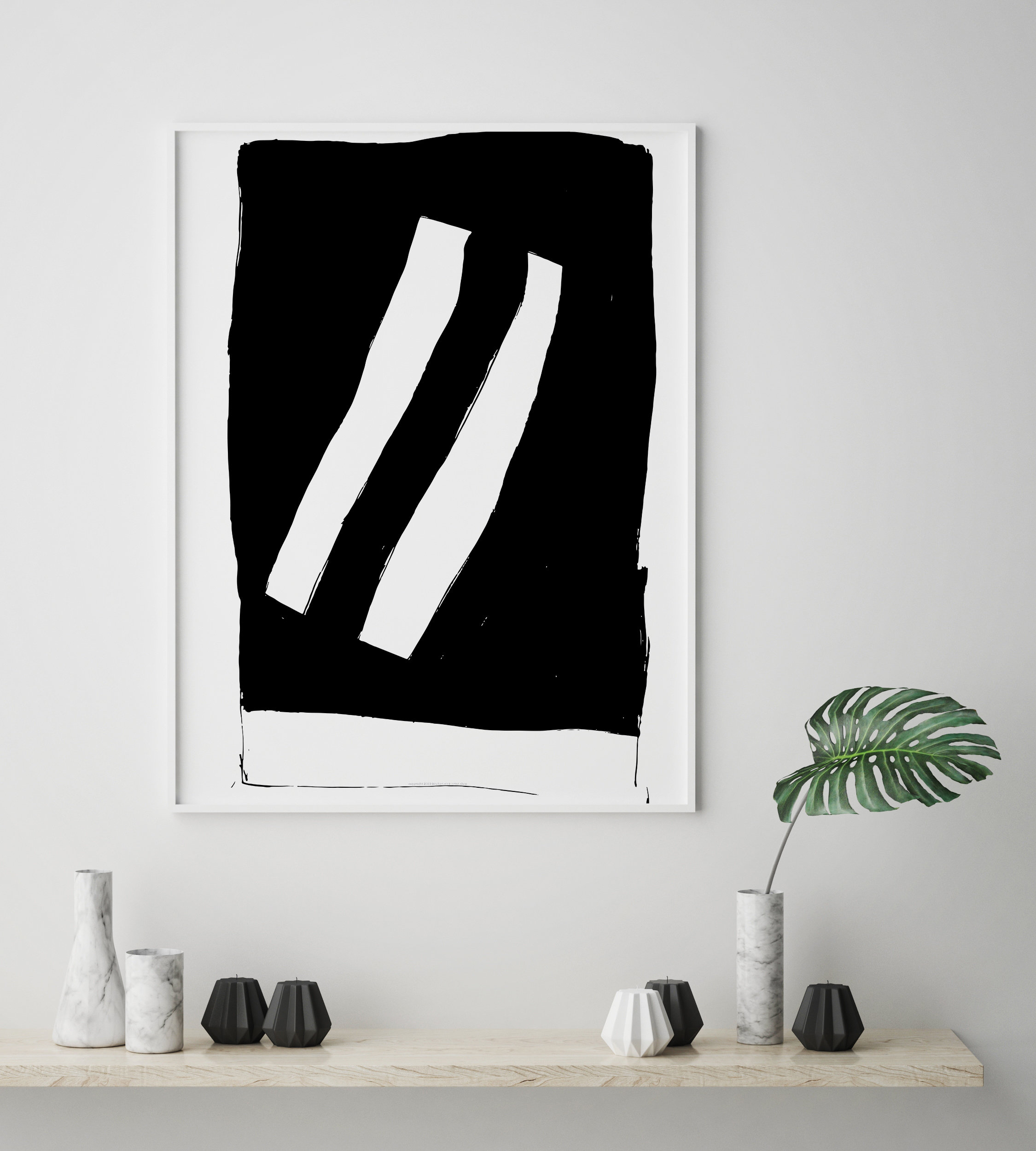 Modern Wall Decor, Black and White Printable Wall Art - Etsy