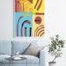 Printable Modern Wall Art, Red Modern Wall Decor - Etsy