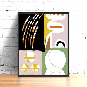 Large Wall Art, Abstract Home Decor Printable Wall Art