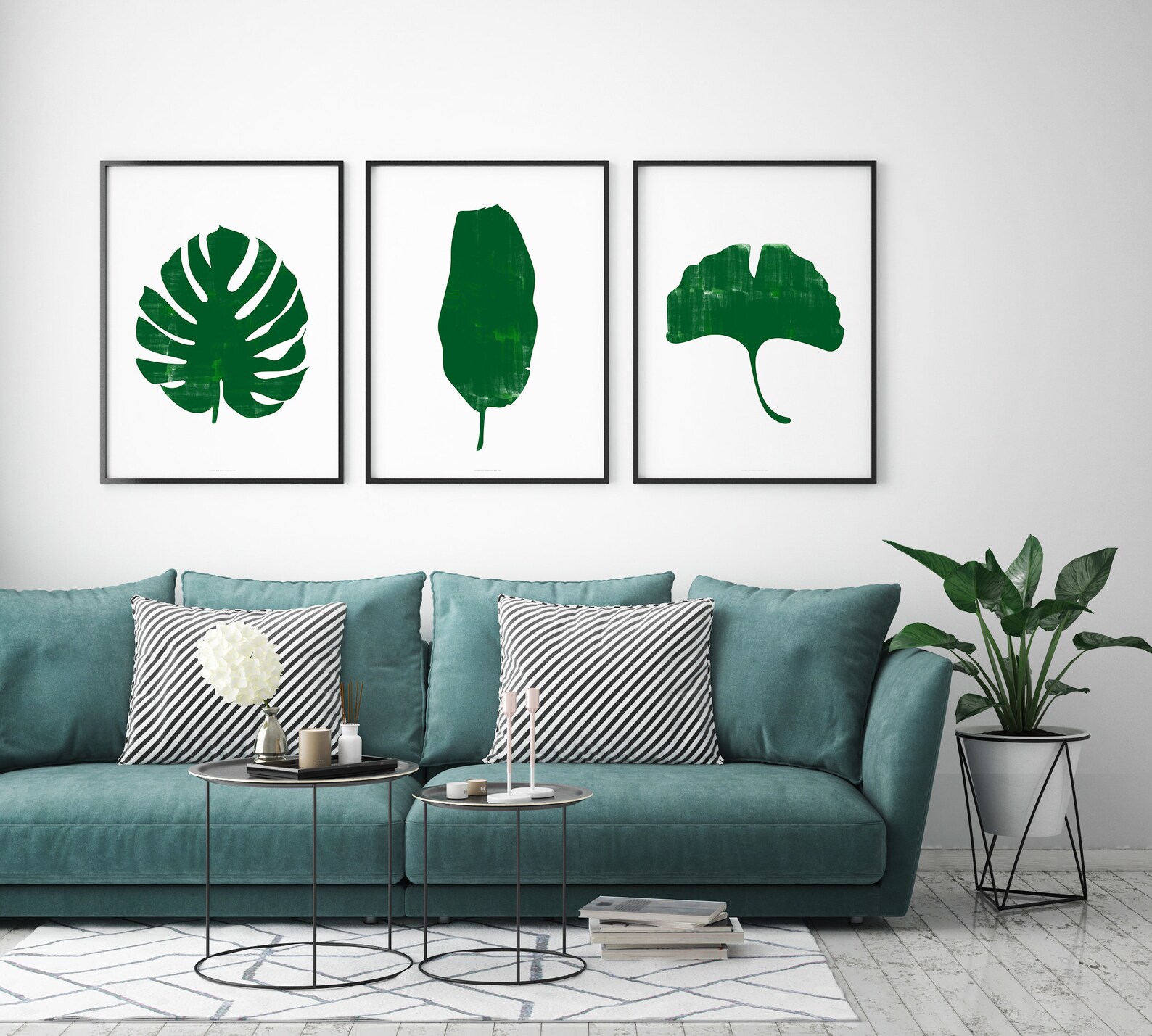 Botanical Print Set, Gallery Wall Set of 3 Prints - Etsy