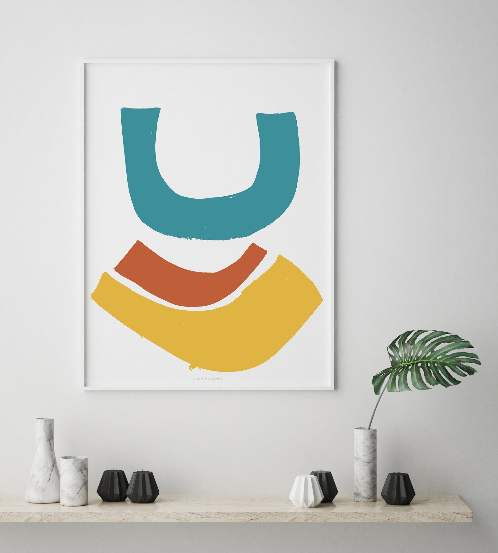 Set of 2 Wall Art Prints, Mid Century Modern Wall Art Set Etsy
