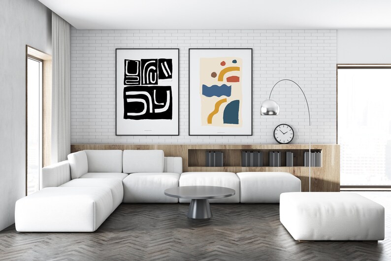 Extra Large Dining Room Abstract Print Wall Art Printable Etsy