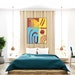 Printable Modern Wall Art, Red Modern Wall Decor - Etsy