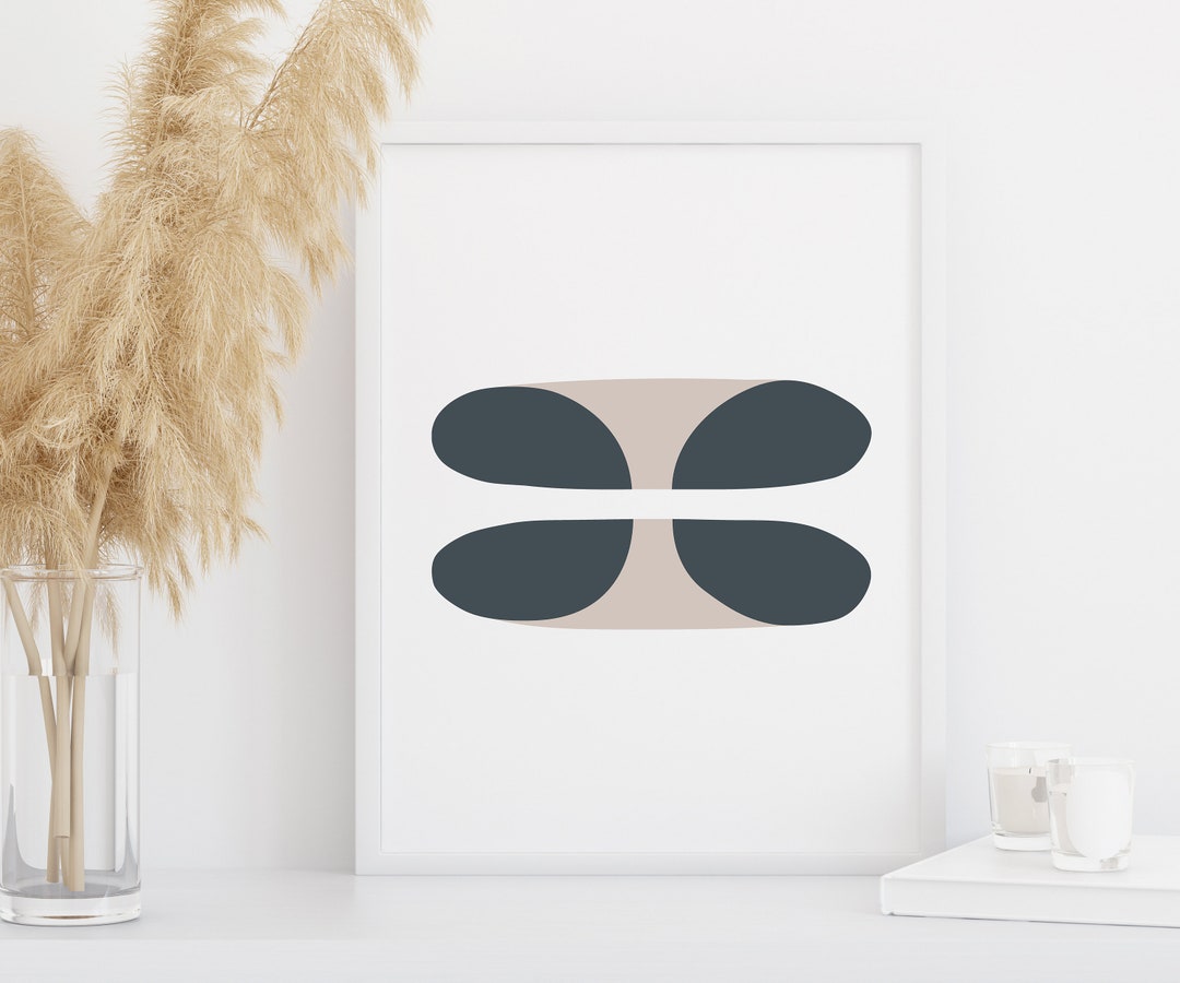 Printable Abstract Wall Art, Modern Minimalist Mid Century Modern Art ...