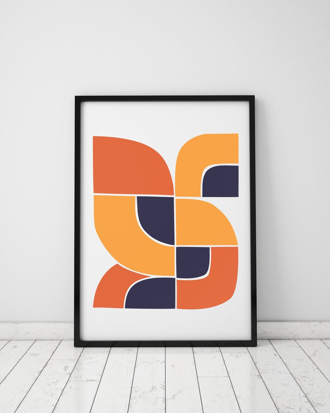Mid Century Modern Printable Wall Art, Abstract Art Print - Etsy