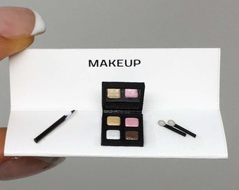 Dollhouse Miniature Makeup Cosmetic Eye shadow Applicator Eye Pencil One Inch Scale