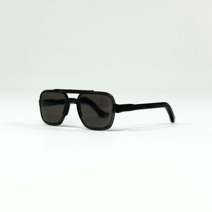 1/6 Scale Black Aviator Navigator Miniature Sunglasses for Action Figure | Fashion Royalty Integrity Toy Doll